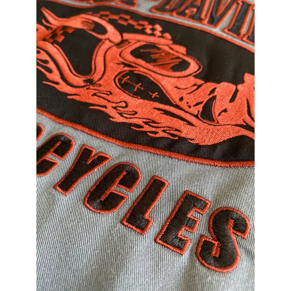 Harley Davidson Y2k Patchwork Hog Motorcycle Butt… - image 7